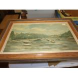 Robin Goodwin The Yealm River Newton Ferrers signed artists proof print 27 x 17 inches