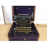 Vintage Corona folding, portable typewriter in box