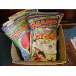 Box of Beano comics from 2000 - 2002