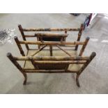 Vintage Bamboo Magazine Rack