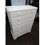 Sheredon large 2 short over 5 long chest of drawers 45 inches tall 34 wide 17 1/2 deep