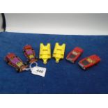 2x Corgi rockets Volvo, trailer and Todd Sweeney stock car sets