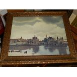 Gilt Framed Print frame size 20 1/2 x 17 1/2 inches