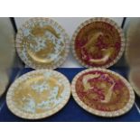 Royal crown Derby Aves dinner plates 27cm