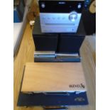 Bush stereo with few cd's, 2 art cases (1 winsor and newton)