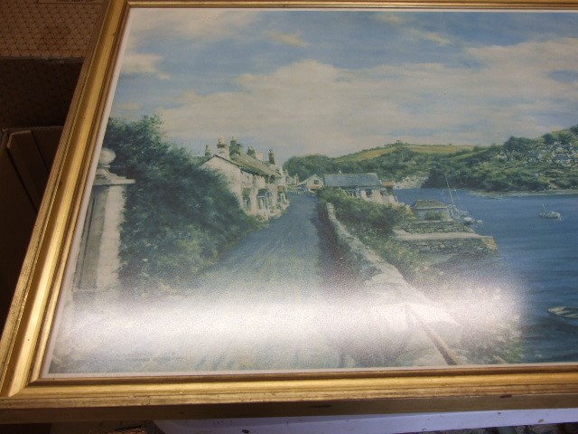 Robin Goodwin Newton Ferrers signed artists print 30 x 20 inches - Image 2 of 4