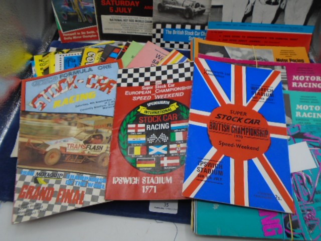 Collection of 90+ Stock Car Motor Racing Programmes from the 1970's and 1980's to include British - Image 3 of 4