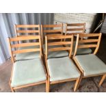 6 retro Drevounia bar back chairs for reupholstery