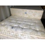 Sleepeezee slumber store double drawered Divan Bed with mattress and headboard