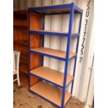 Metal workshop shelving unit 180 x 90 cm 45 deep