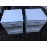 Pair of bedside cabinets