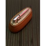 Ronson Varaflame Claridge Wooden Table Lighter
