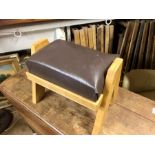 Oak footstool