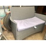 Garden ‘ conservatory set 2 seater sofa ,2 armchairs and coffee table