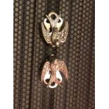 Vintage Swallow clip on earrings