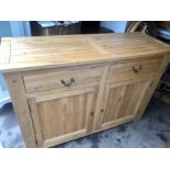 Halo Solid Oak Sideboard 146 cm long 103 tall 54 deep