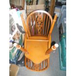 4 Wheel Back Chairs