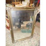 Rectangular Gilt Framed Mirror 30 x 42 inches