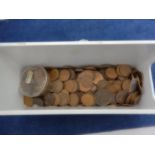 A small box of 1\2d kg mainly post Victorian plus small quantity of 1\2p