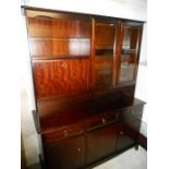 Stag Minstrel Display Cabinet 55 1/2 inches wide 72 1/2 tall ( remove top section makes a