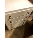 5 drawer painted chest