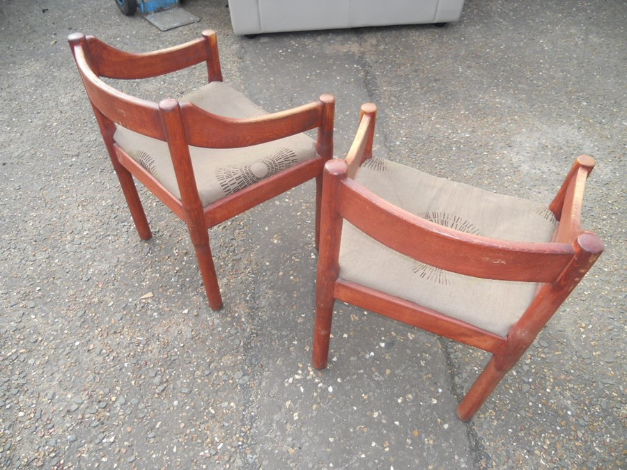 2 Retro Armchairs - Image 3 of 3