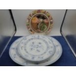 Royal Doulton 'doctor' plate and others