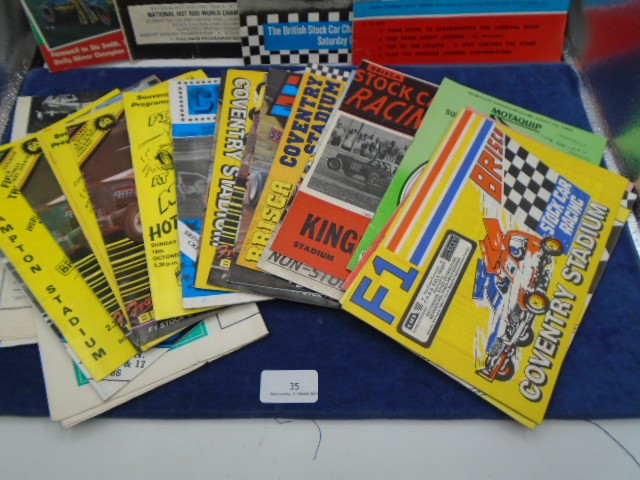 Collection of 90+ Stock Car Motor Racing Programmes from the 1970's and 1980's to include British - Image 4 of 4