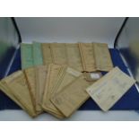 Approx 25 Vintage motor vehicle registration books with various dates from 1935 to 1968 incl Ford,