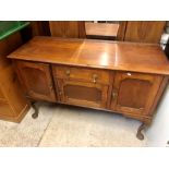 Antique Oak Sideboard on cabriole legs