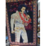 Elvis on retro velour