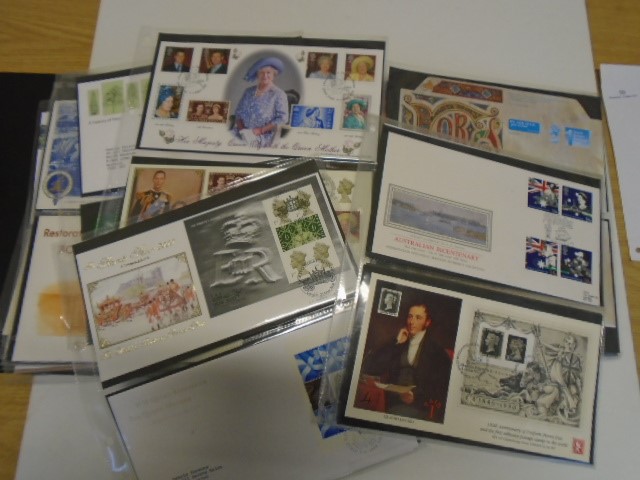 Album of 1st day covers 70's plus a further album of first day covers including a signed envelope of
