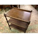 Vintage oak tea trolley