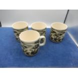 5 Very Rare Hornsea 3 Witches Birthday Mugs ( 5 in lot , no damage )