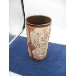 Quantock Pottery Vase 10 x 5 inches