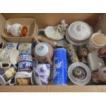 Box of mixed china