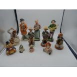 collection of figurines with a musical theme