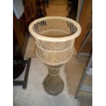 Wicker Pot Stand 35 inches tall