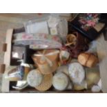 Box of craft items