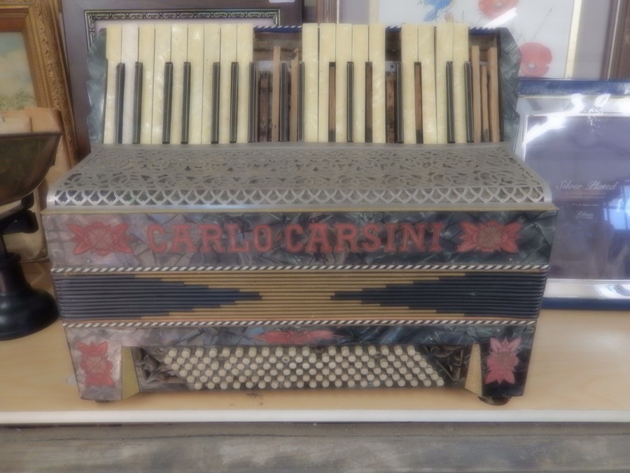 Carlo Carsini piano accordian (as found)