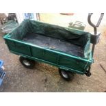 4 wheel garden truck with drop sides