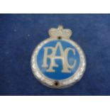 RAC badge