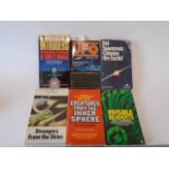 6 books - 'The UFO casebook' - Captain K Randle, 'Intruders' - Budd Hopkins, 'Did spacemen
