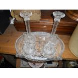 Glass Dressing Table Set