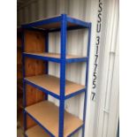 Metal workshop shelving unit 180 x 90 cm 45 deep