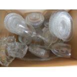 Box of mixed glass ware