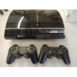 Playstation 3 with 2 controllers