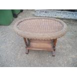 Wicker Top Table