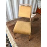 20 vintage stacking chairs for reupholstery
