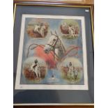 Claire Eva Burton Desert Orchid framed print